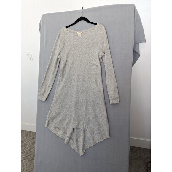 Sundance Dress Womens Size M Gray Thea Thermal Lagenlook Asymmetrical Casual - Picture 2 of 12